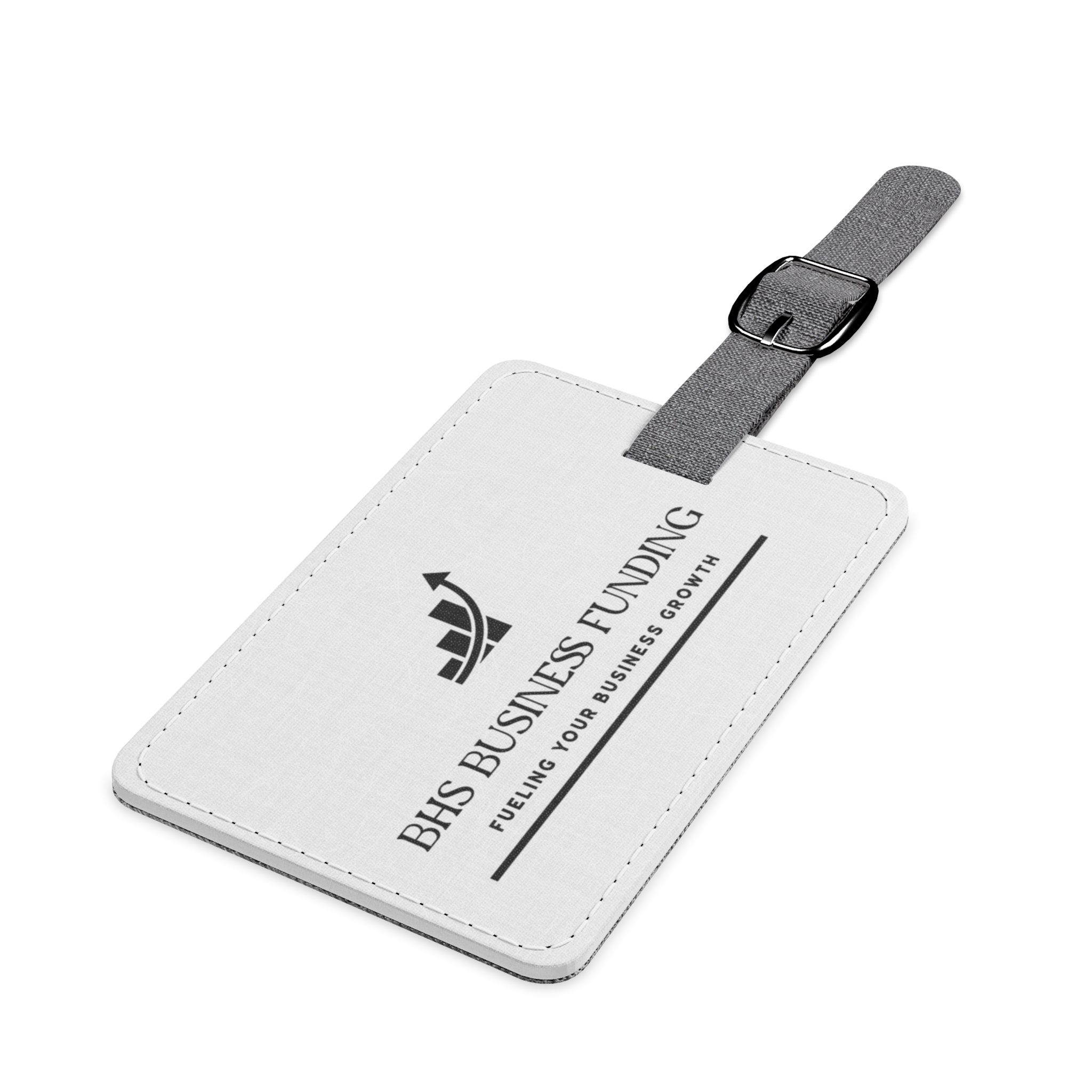 Saffiano Polyester Luggage Tag, Rectangle - Image 3